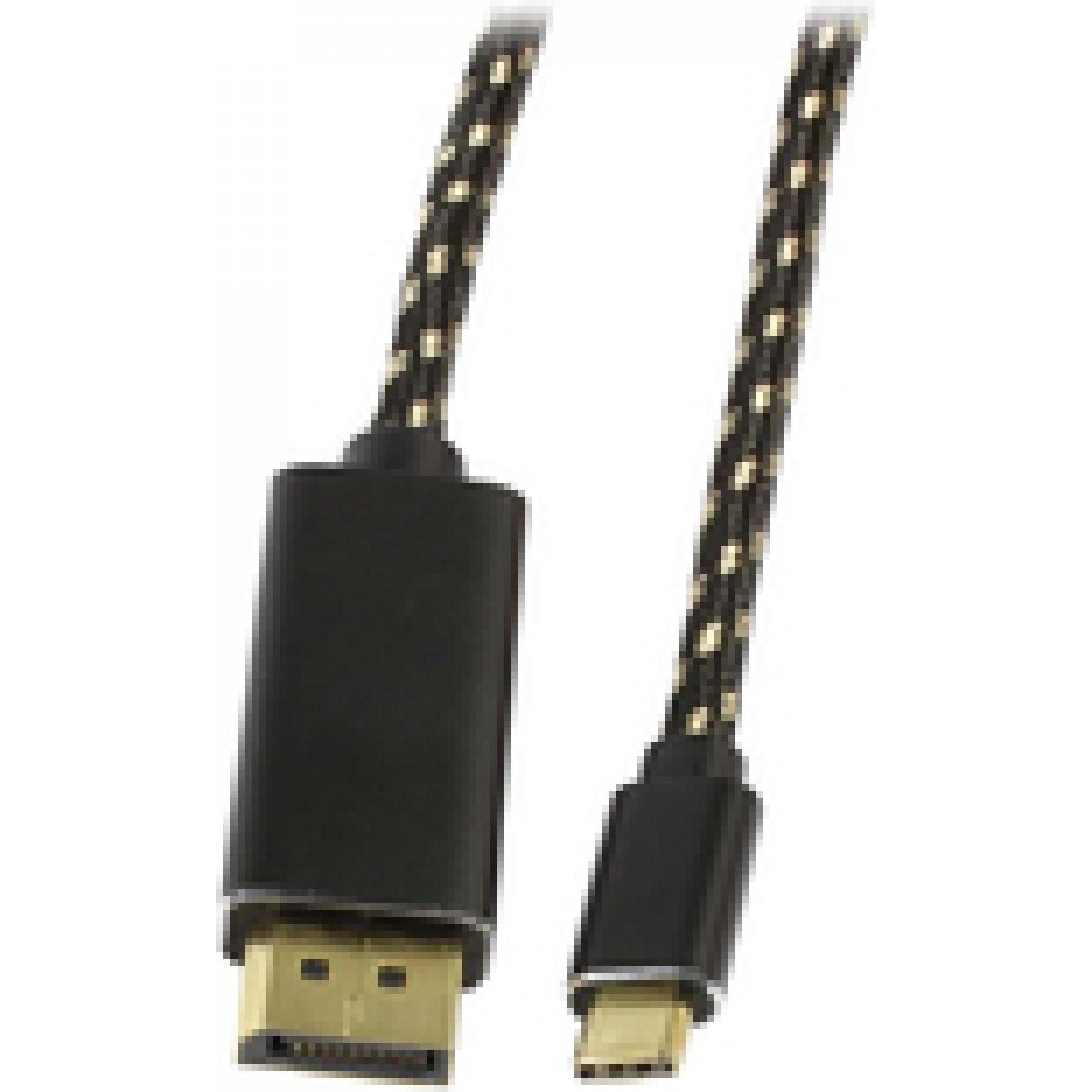 Thumbnail - Synergy 21 Kabel USB 3.1 C (St) => HDMI (St) 1,8m ** 4K 2.0a, Notebook Akku, Schwarz