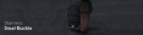 Produktbild Njord Vindur Watch Strap for Apple Watch 44/45mm (45 mm, Veganes Leder, Edelstahlverschluss, Lachsleder)