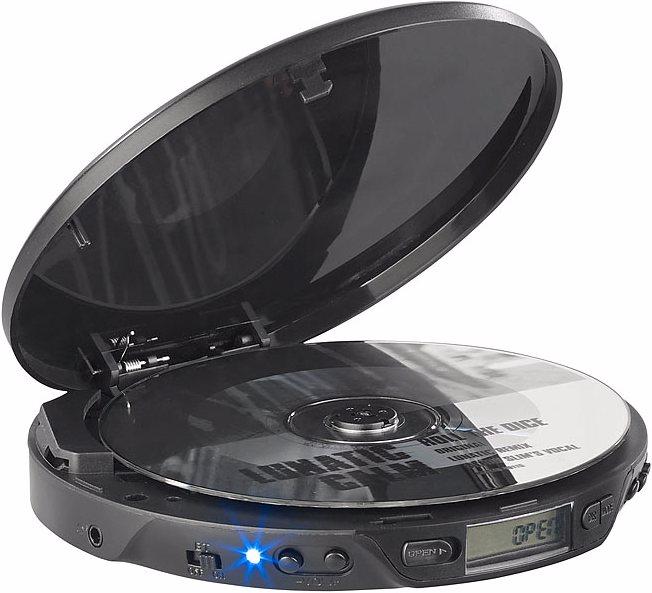 Produktbild Auvisio Tragbarer CD-Player mit Ohrhörern