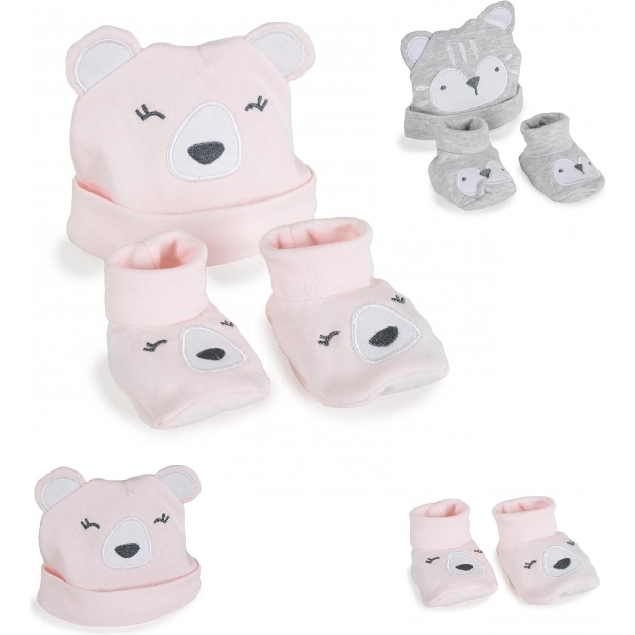 Cangaroo, Strampler, Babymütze und Füsslinge Rey, Rosa, (L)