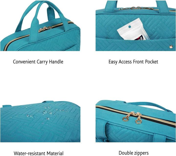 Actual product image Only-Bags.Store Hanging toiletry bag Toiletry bag Cosmetic bag Transparent Travel for make-up, toiletries