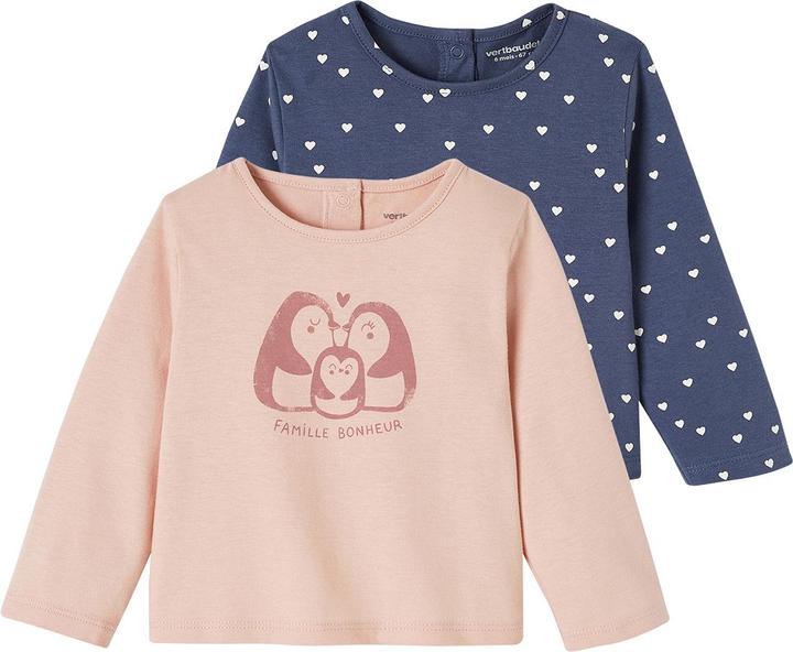 Produktbild Vertbaudet 2er-Pack Baby Shirts BASIC (62)