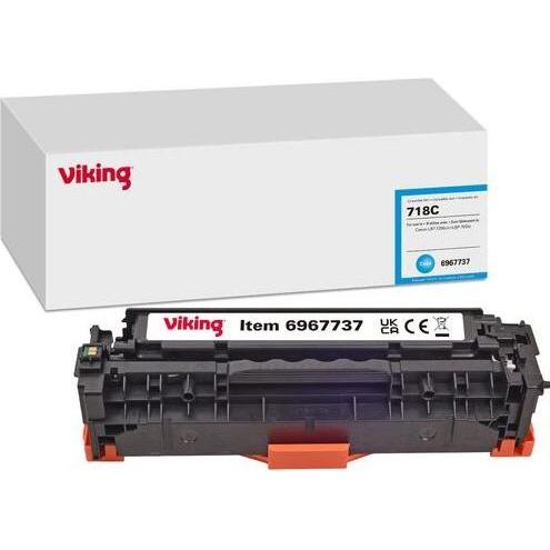 Viking, Toner, Tonerkartusche Kompatibel Canon 718C Cyan (C)