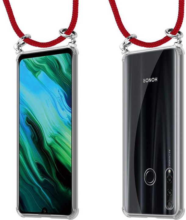 Produktbild Cadorabo TPU Handy Kette SILBER Cover
