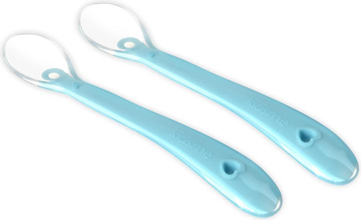 Productafbeelding Kidsme Siliconen lepel - Aquamarijn 2-pack (KIDS140308AQ)