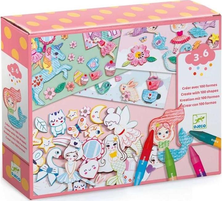 Image du produit Djeco Ausmalbilder Mädchen