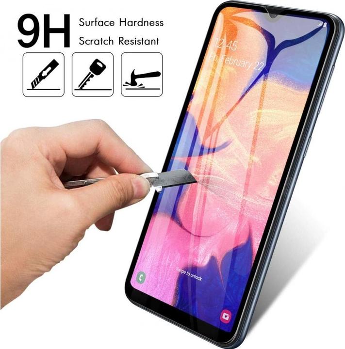 Actual product image Screenguard Samsung Galaxy A10 Full Screen Protective Glass Film 2.5D 9H (1 pcs., Samsung Galaxy A10)