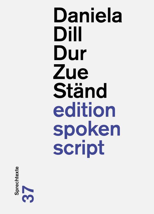 Nährwerte und Zutaten Durzueständ (Deutsch, Schweizerdeutsch, Daniela Dill, 2020)