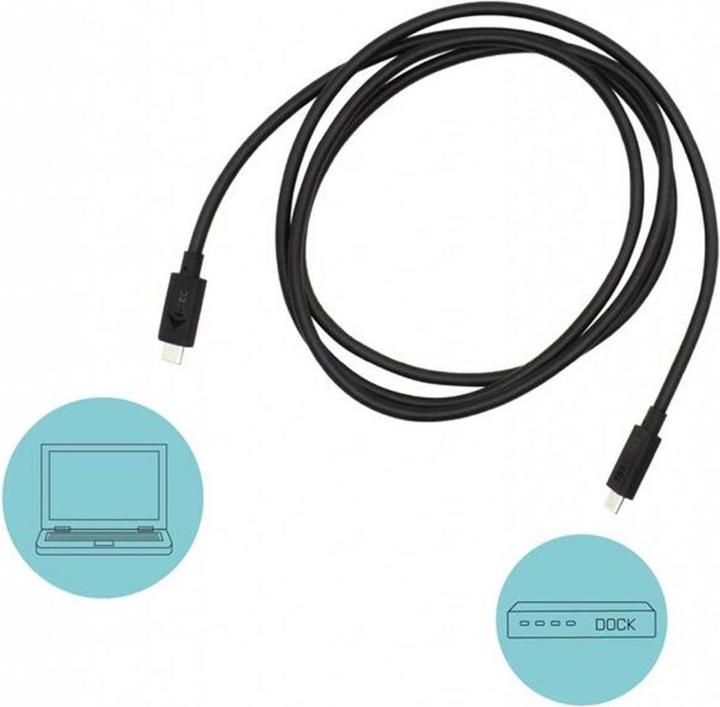 Produktbild i-tec Thunderbolt — Thunderbolt 3 (1.50 m, USB 3.2 Gen 1, 100 W)