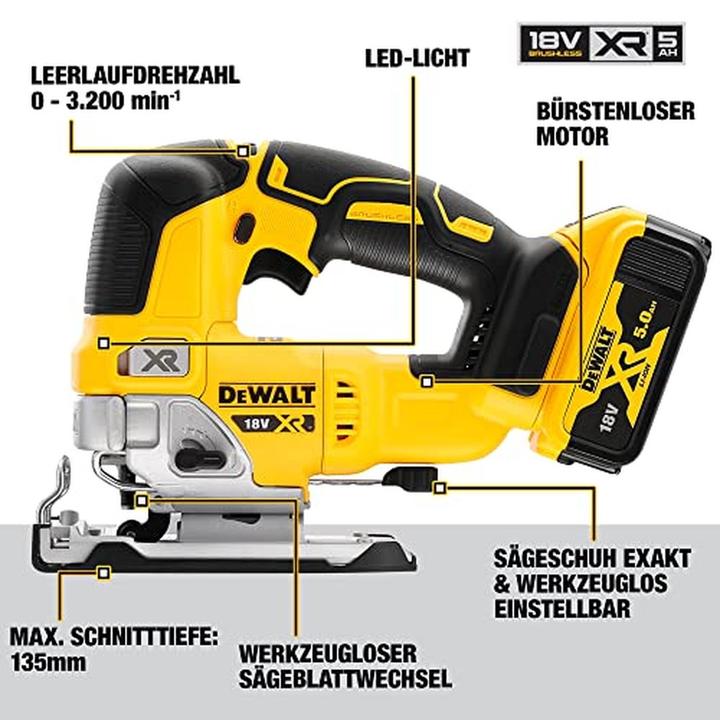 Produktbild DeWalt AkkuPendelhubStichsäge