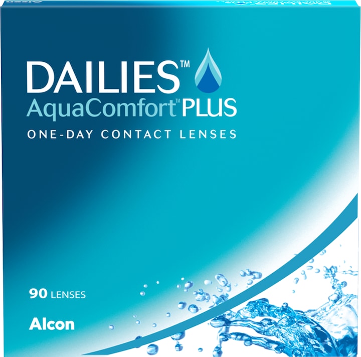 Actual product image Dailies AquaComfort PLUS (90 Piece, Daily lens, Spherical)