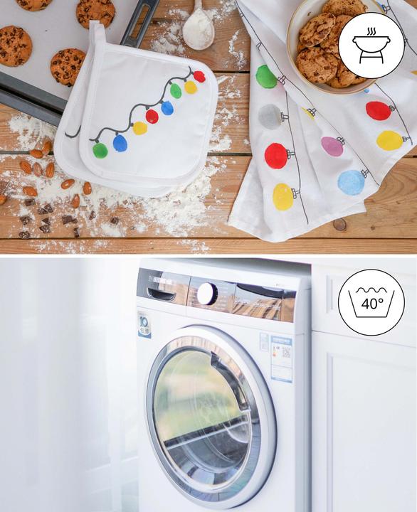 Image du produit I Am Creative Maniques, 100% coton, naturel, 2 pcs.