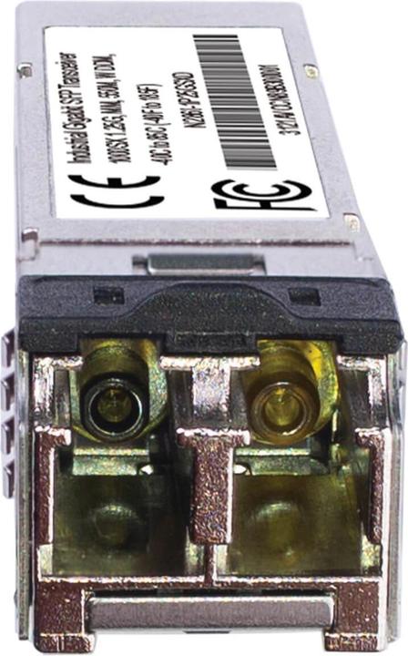 Actual product image Eaton Industrial Gigabit SFP Transceiver - 1000Base-SX Multimode LC Duplex DDM -40 to 85 C