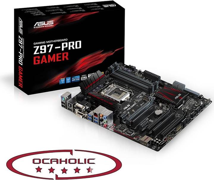 Actual product image ASUS Z97 PRO Gamer (LGA 1150, Intel Z97, ATX)