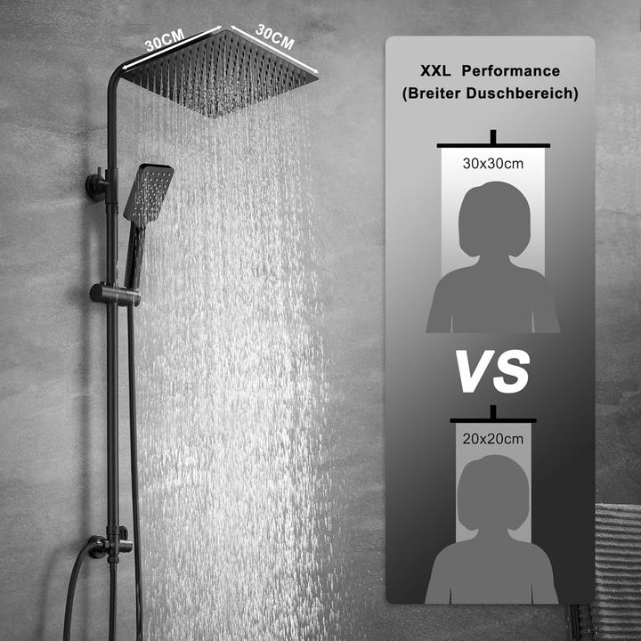 Actual product image Görbach Black Shower System