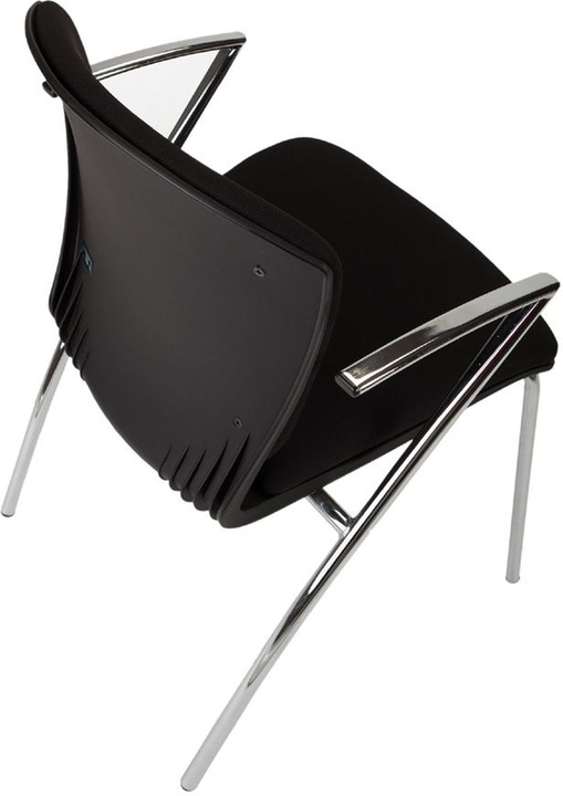 Productafbeelding Rocada 2 bezoekersstoelen RD-966/4 zwart stof