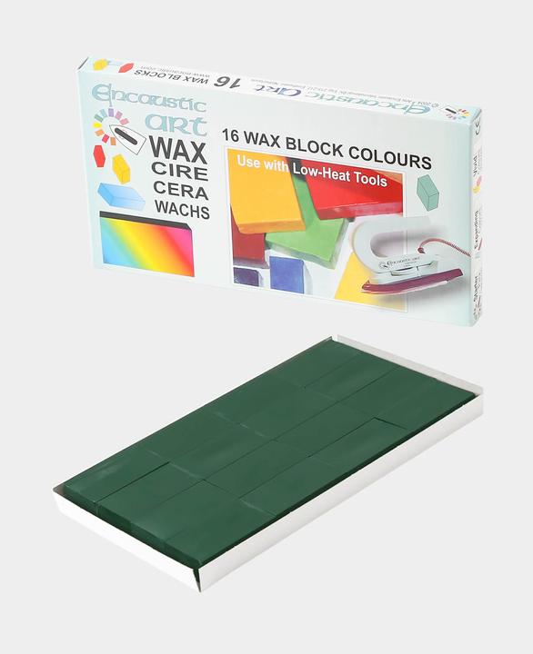 Produktbild Hobbyring Encaustic Wachsblöcke 16er Set, saftgrün