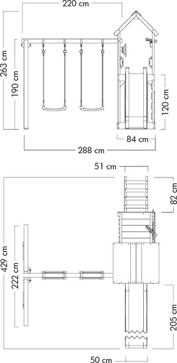 Produktbild Wickey MultiFlyer Spielturm