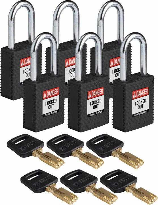 Productafbeelding Brady SafeKey nylon lock-out hangsloten