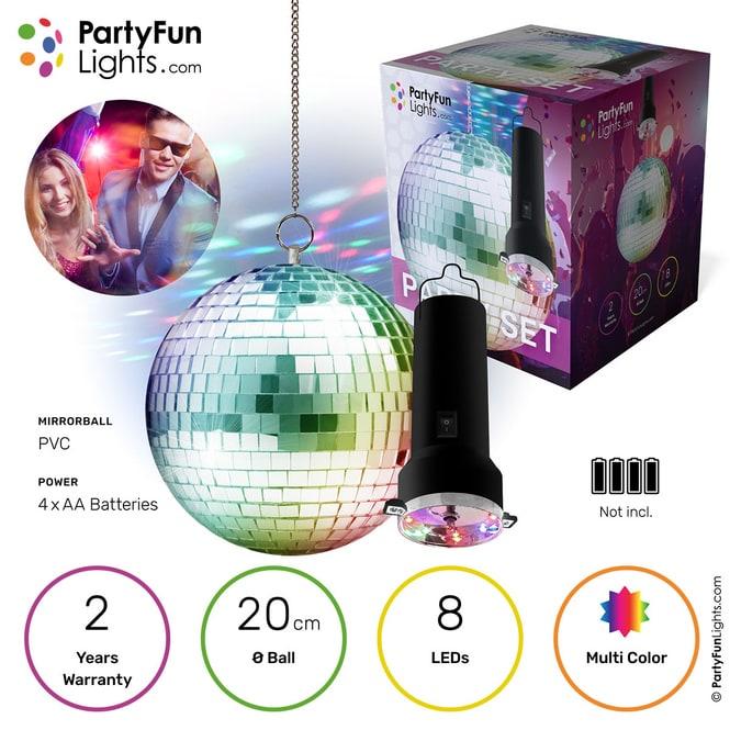 Produktbild PartyFun Lights Discokugel (20 cm)