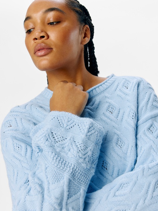 Actual product image Object Grob gestrickter Strickpullover (L)