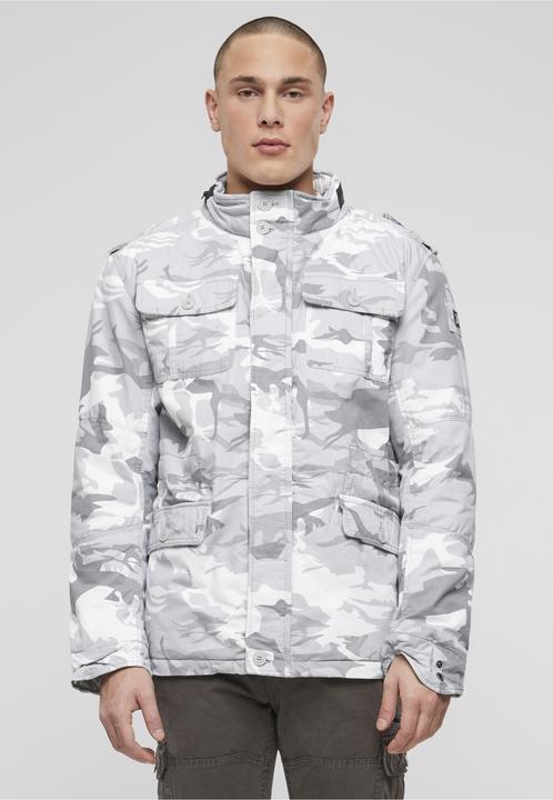 Actual product image Brandit Britannia winter outdoor jacket size S colour snowstorm/camouflage pattern (S)