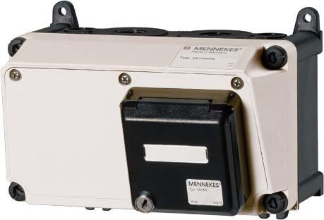 Produktbild Mennekes MEN 25107 NetzwerkgehÃ¤use AMAXX IP44 (Gehäuse)