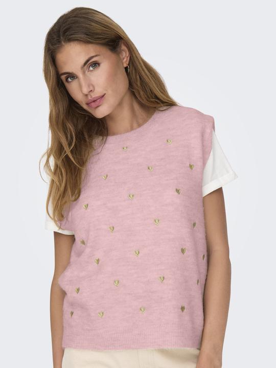 Produktbild Only Pullover mit rundem Ausschnitt und kurzen Ärmeln (M)