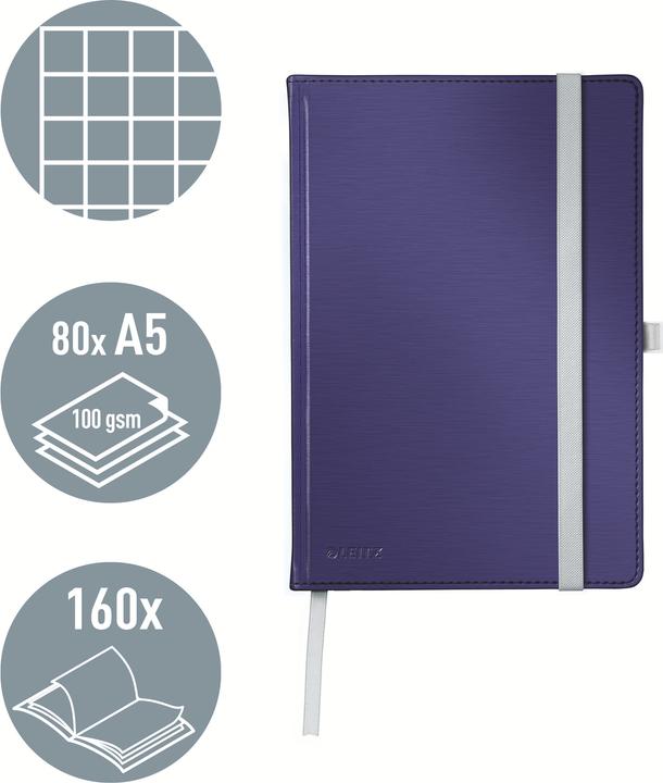 Produktbild Leitz Notizbuch Style (A5, Kariert, Harter Einband)