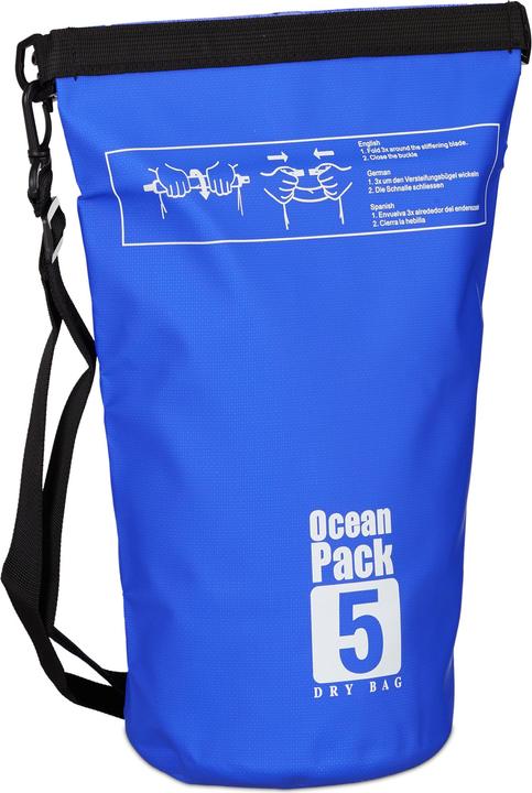 Actual product image Relaxdays Waterproof 5L Dry Bag (5 l)