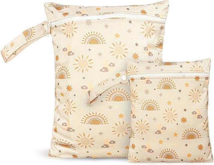 ASMI Wetbag Windeltasche Set 26x35cm + 19x25cm