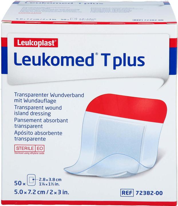 Actual product image BSN T plus transparenter Wundverband 7.2x5cm mit Wundauflage (50 x)
