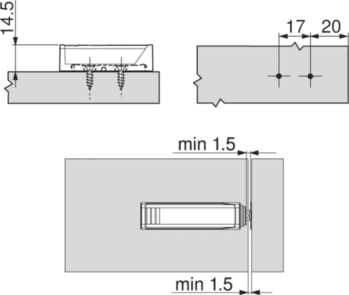 Produktbild Blum TIP ON 956A