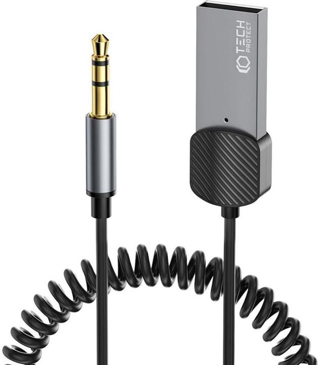 Produktbild Tech-Protect Protect Bluetooth-Adapter UltraBoost AUX Audio, grau