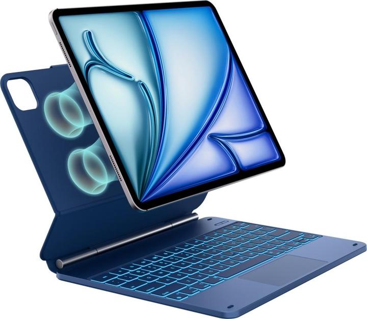 Actual product image Typecase Case Edge with Keyboard for iPad Air 13" 2024/2025 pacific blue (US)