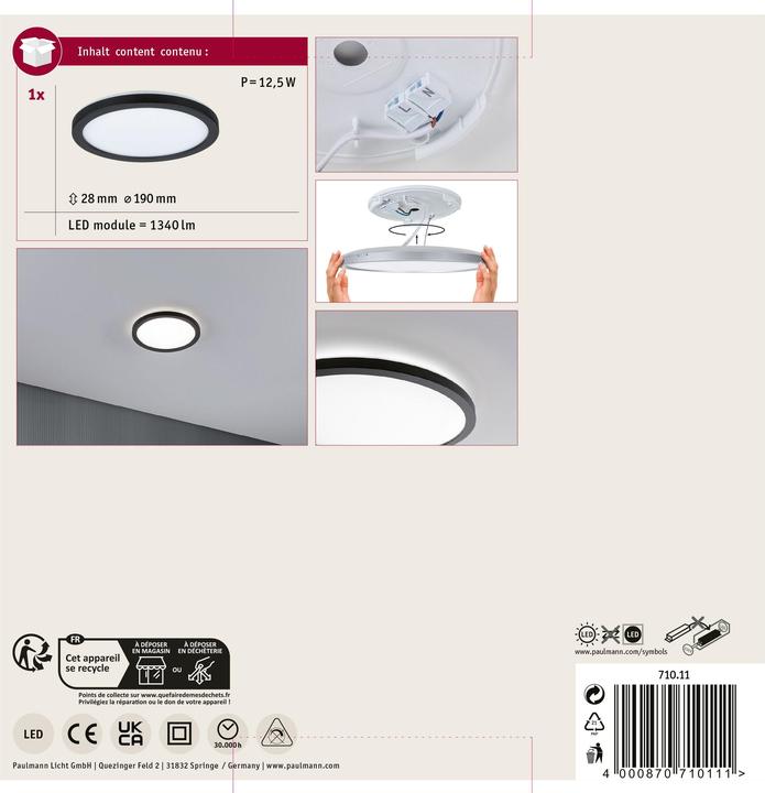 Produktbild Paulmann Atria Shine Backlight (850 lm)