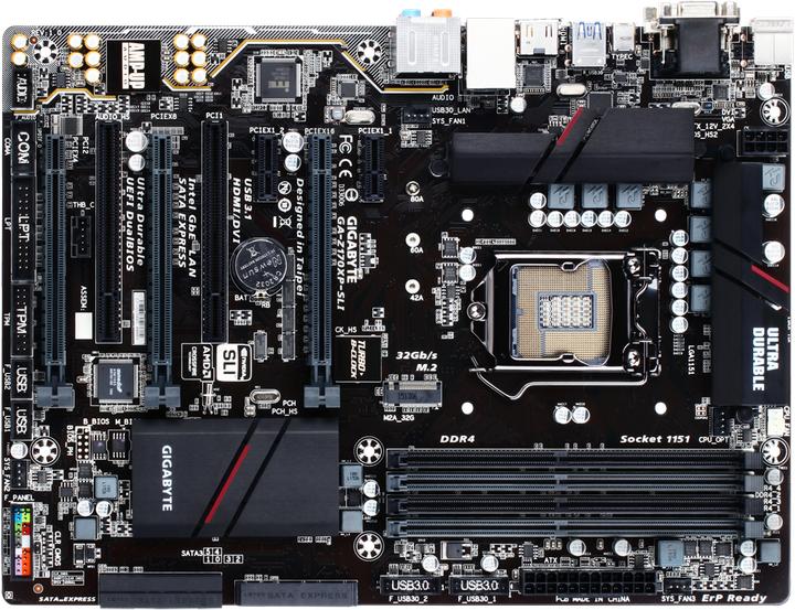 Produktbild Gigabyte Z170xp-Sli (LGA 1151, Intel Z170, ATX)