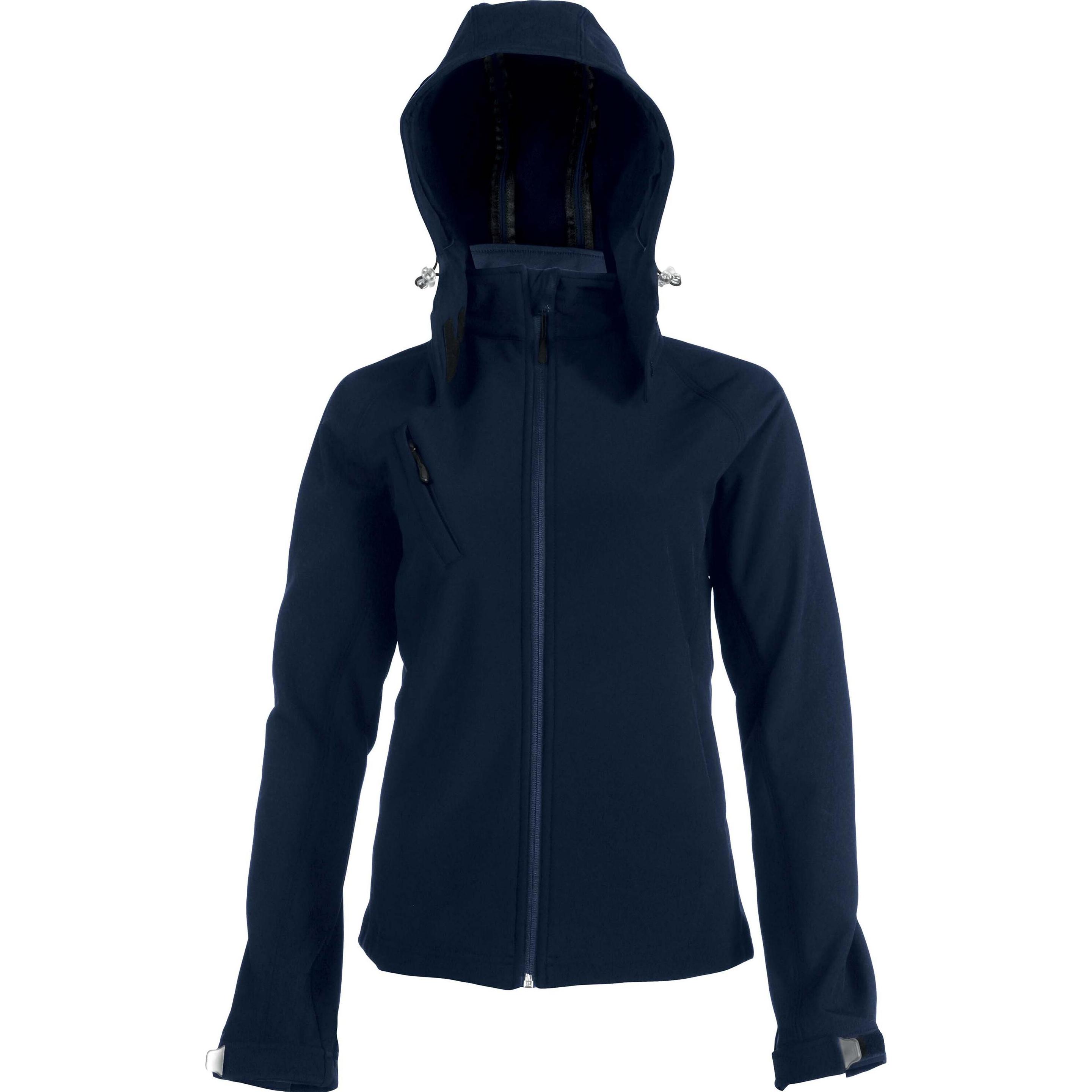 Kariban, Damen, Jacke, Softshell À Capuche Amovible (XL), Schwarz, XL