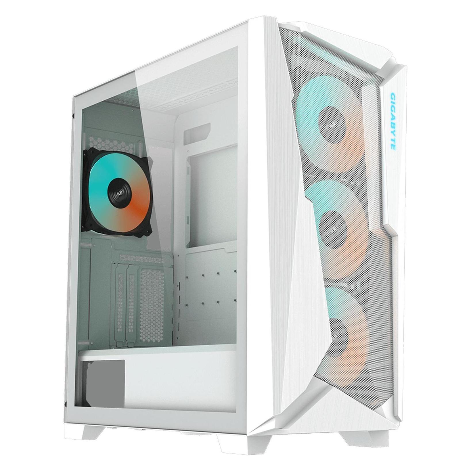 Gigabyte C301G WHITE V2 (ATX, mATX, Mini-ATX), PC Gehäuse, Weiss