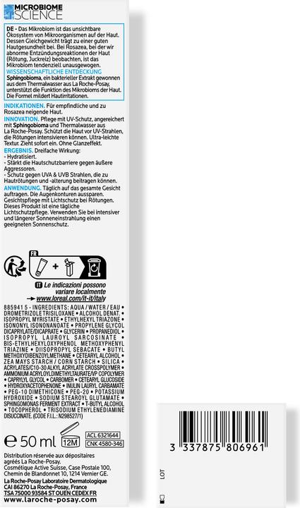 Produktbild La Roche Posay Toleriane Rosaliac AR (Sonnencreme Gesicht, SPF 30, 50 ml, 75 g)