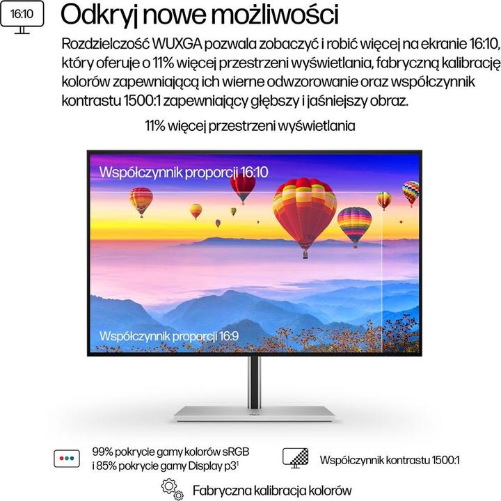 Actual product image HP Series 7 Pro 724pu Docking Display (1920 x 1200 pixels, 24")