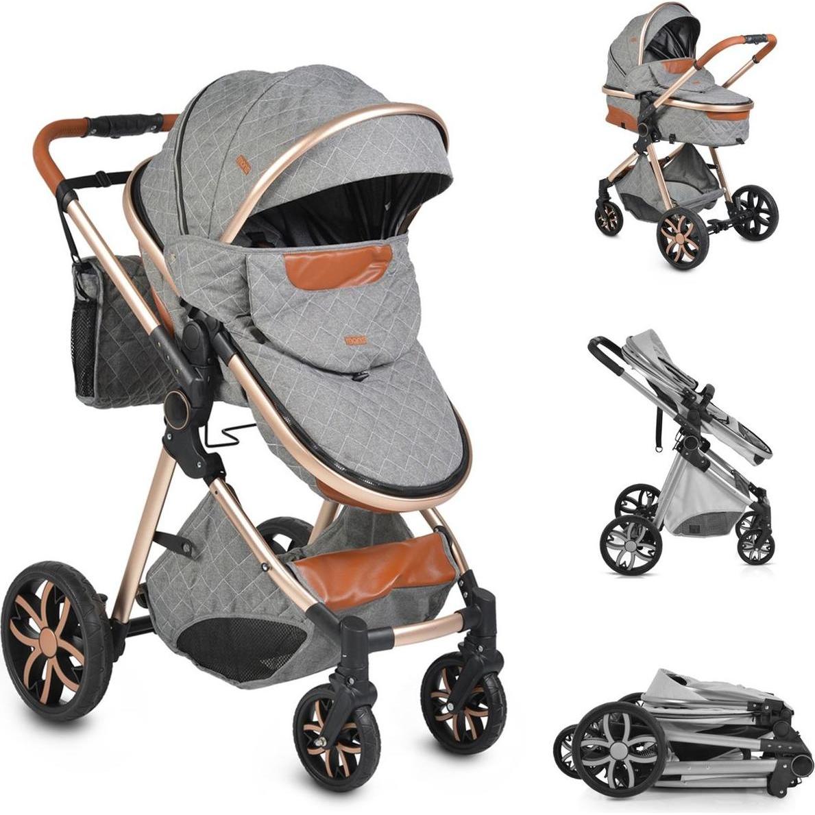 Moni, Kinderwagen, Kinderwagen Alma Sitz umbaubar