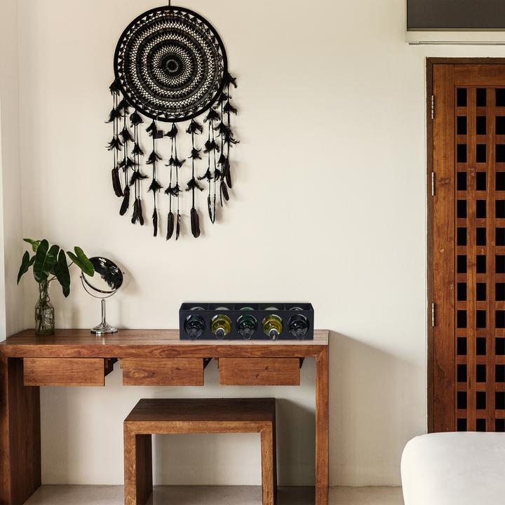 Actual product image Relaxdays Wine rack (14 x 12 x 53 cm, 5 Fl.)