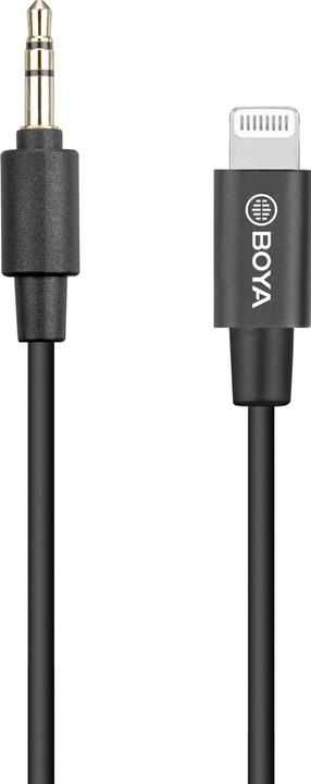 Actual product image Boya BY-K1 adapter cable (0.20 m, AUX cable)