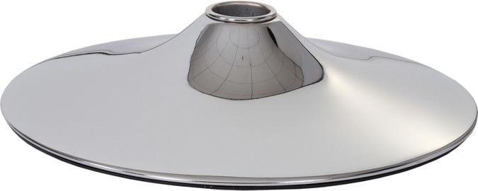 Produktbild Swisshandel24 Fussteller Fussplatte Fuss für Barhocker Barstuhl Drehstuhl Esszimmerstuhl, chrom Ø 41cm