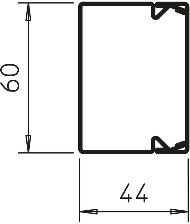 Image du produit OBO Bettermann OBO Goulotte de câblage LKM blanc pur (200 cm)