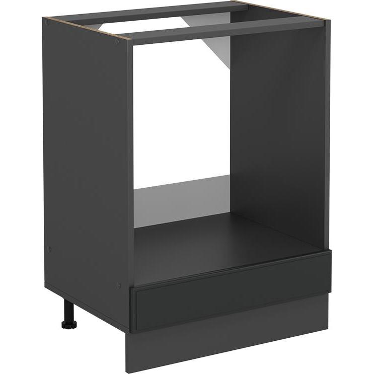 Vicco, Regal, Herdumbauschrank R-Line, Anthrazit Landhaus/Anthrazit, 60 cm ohne Arbeitsplatte
