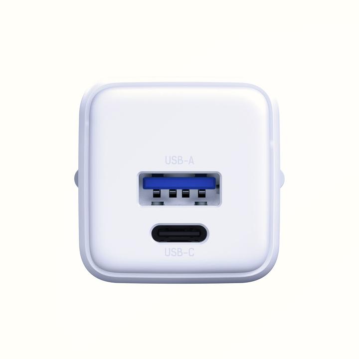 Productafbeelding 3MK Ładowarka sieciowa Hyper GaN Charger 20W 1xUSB-A 1XUSB-C PD QC4+ biały (20 W)