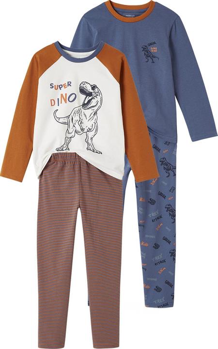 Produktbild Vertbaudet 2er-Pack Jungen Schlafanzüge, Dinos (152)