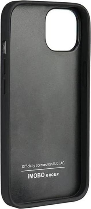 Produktbild Audi Genuine Leather iPhone 12/12 Pro 6.1" czarny/black hardcase AU-TPUPCIP12P-Q8/D1-BK (Apple iPhone 12, Apple iPhone 12 Pro)